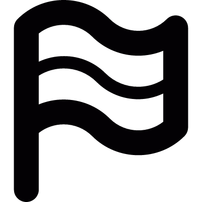 Flag vector logo