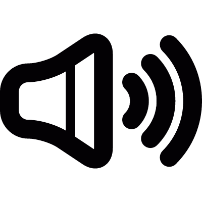 Volume level vector logo