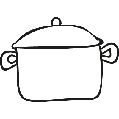 Pot With Cover vector logo