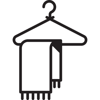 Hanger and Scarf vector logo