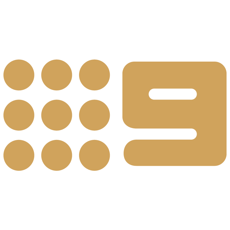 9 TV vector logo