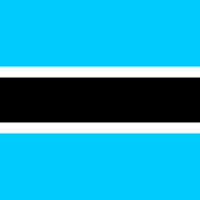 Flag of Botswana vector