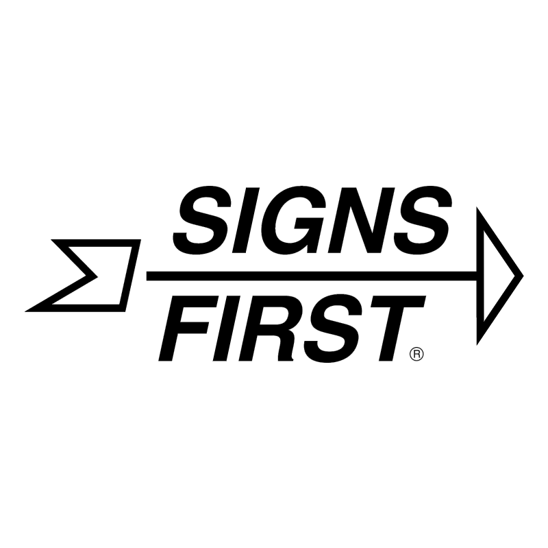 Signs First vector