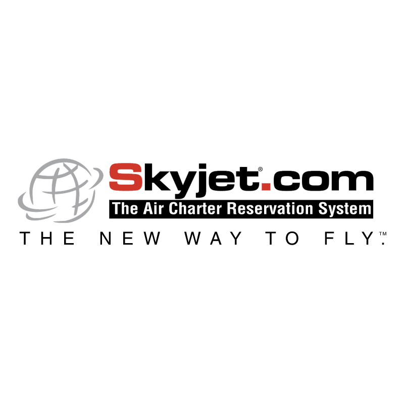 Skyjet com vector