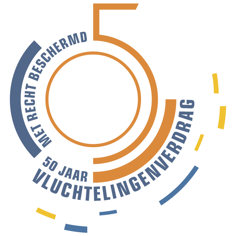 Vluchtelingenverdrag vector logo