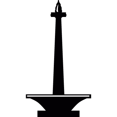 Monas National Monument vector logo