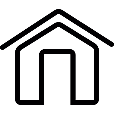Simple house vector logo