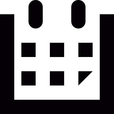 Simple calendar vector logo