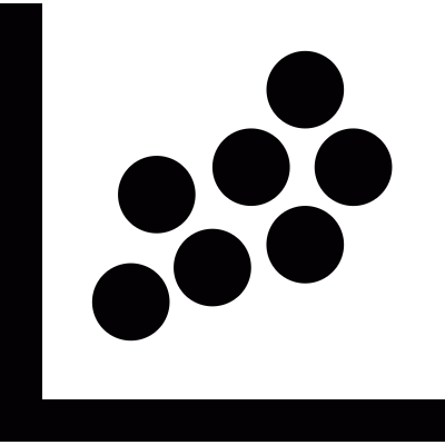 Dot plot vector logo