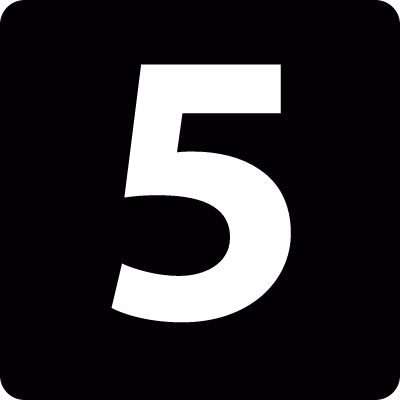 Number five vector logo