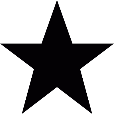Black Star vector logo