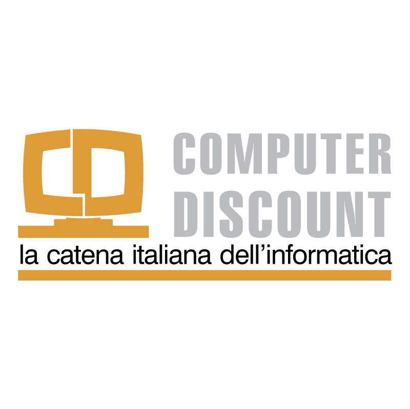 Computer Discount vector logo
