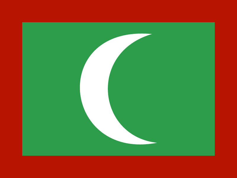 Flag of Maldives vector logo