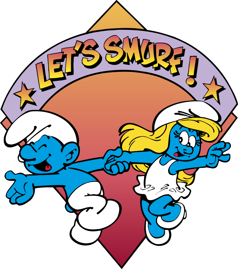 Let’s Smurf! vector logo