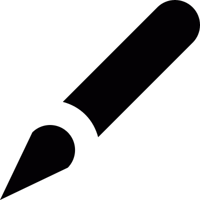 Brush tool vector logo