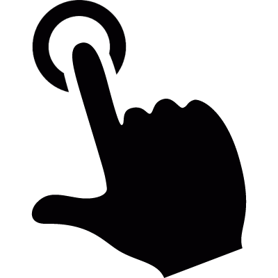 Press button vector logo