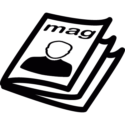 Magazine vector logo