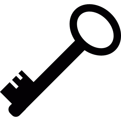 Old key vector logo