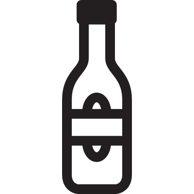 Vodka Bottle vector logo