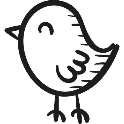 Draw Chick vector logo