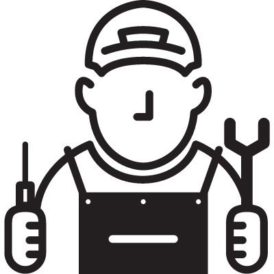 Mechanic with Cap vector logo