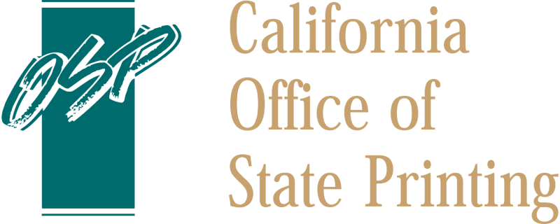CALIF OFFICE OF STATE PRINT vector
