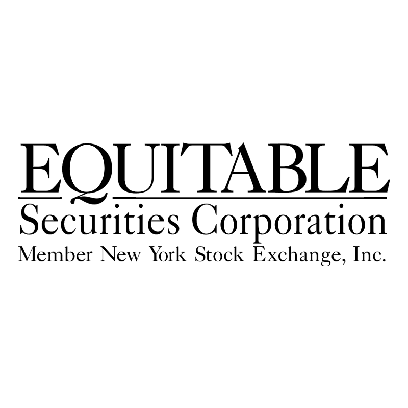 Equitable Securities Corporation vector