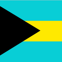 Flag of Bahamas vector