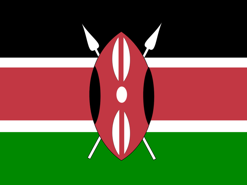 Flag of Kenya vector