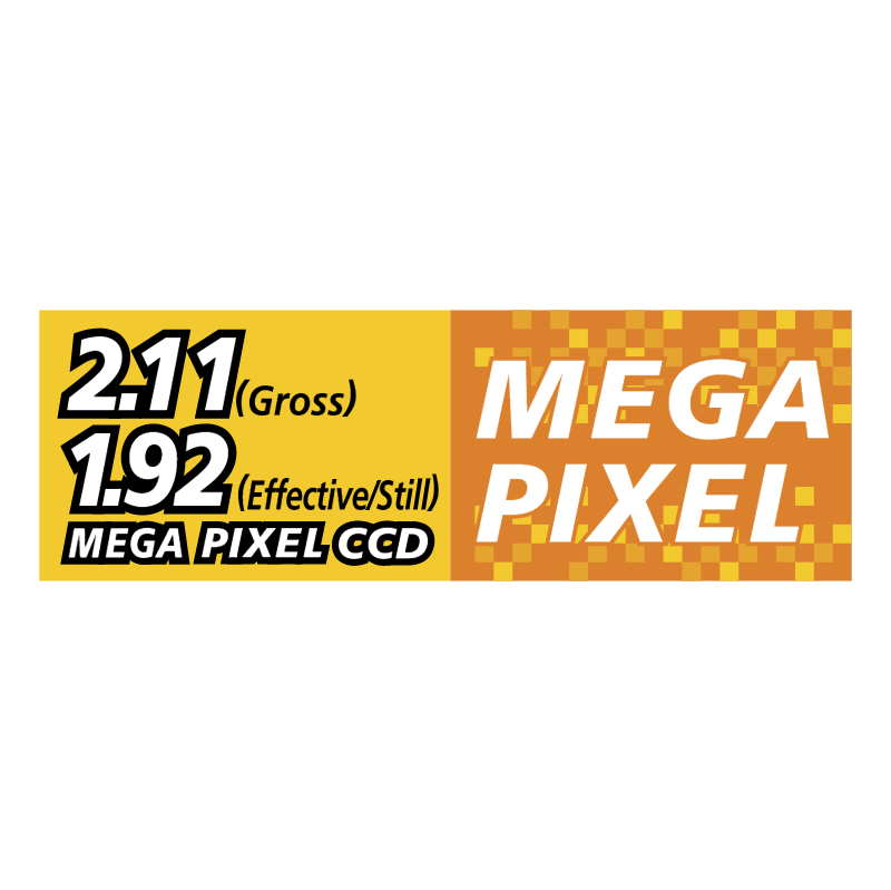 1 92 Mega Pixel CCD vector logo