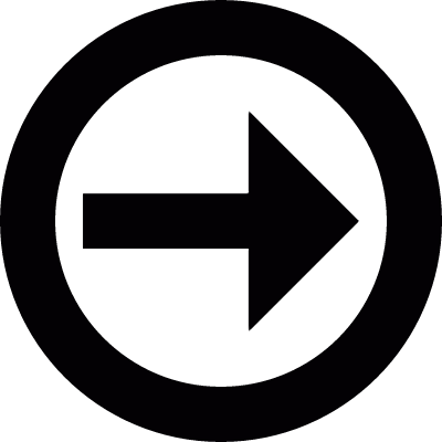 Turn right round vector logo