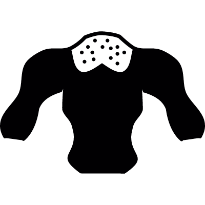 Neck part vector logo