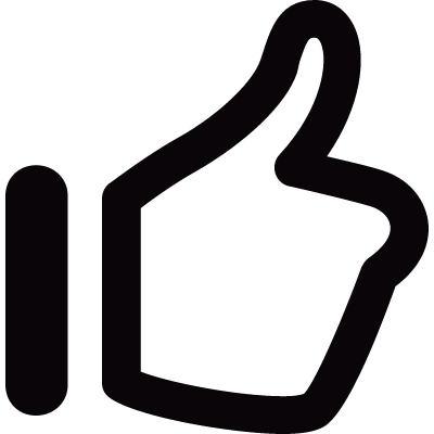 Thumb-up vector logo