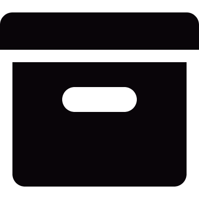 Archive box vector logo