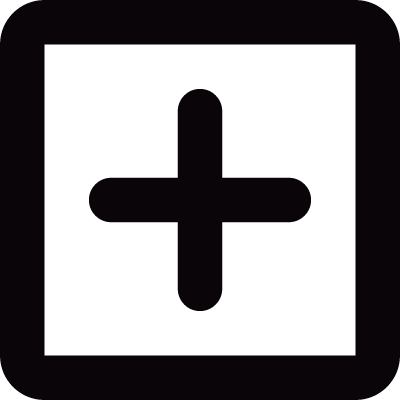 Plus button vector logo