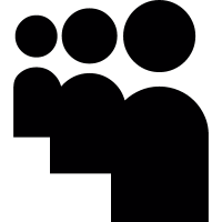 Myspace logo silhouette vector