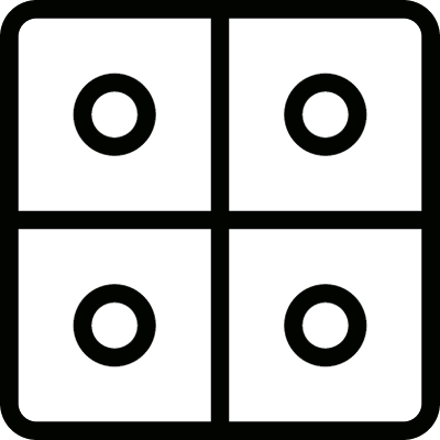Squares and Circles vector logo