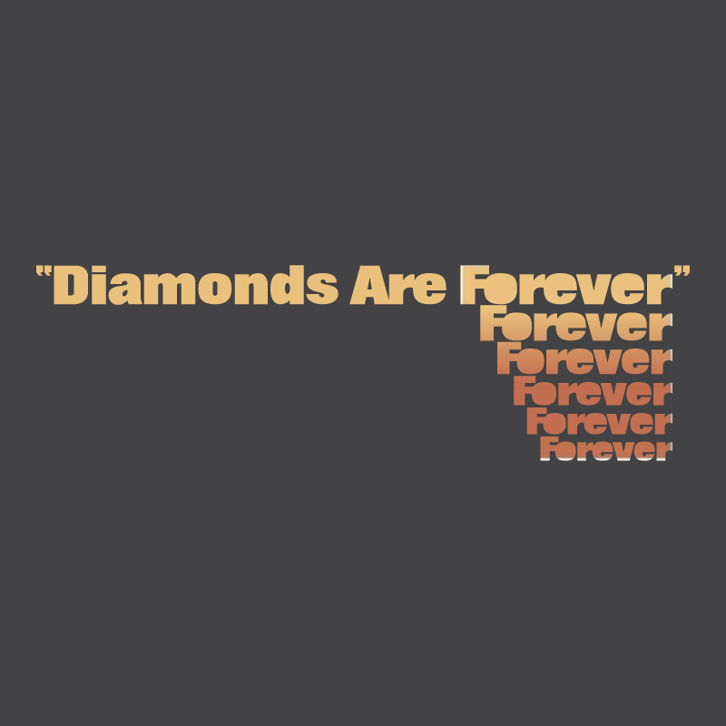 Diamonds Are Forever vector