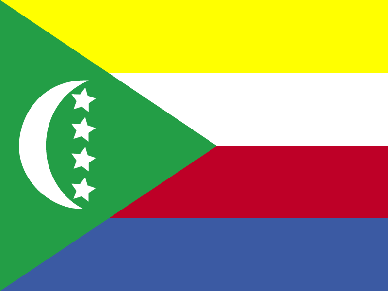 Flag of Comoros vector