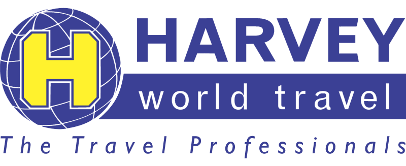 HARVEY WORLD TRAVEL vector