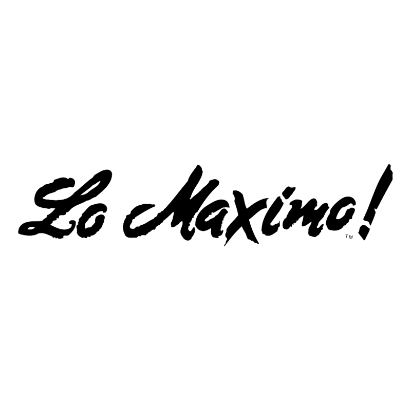 Lo Maximo! vector logo