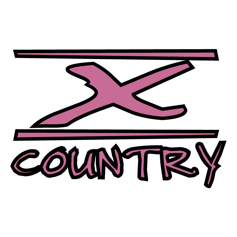 X Country vector logo
