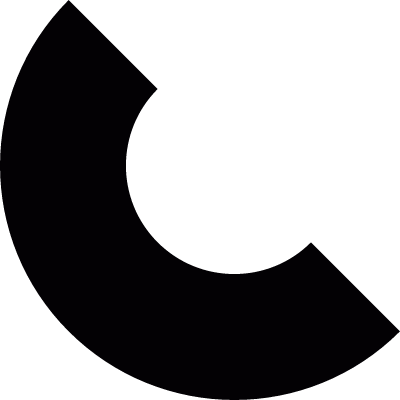 Half circumference vector logo