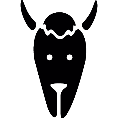 Bison Head vector logo