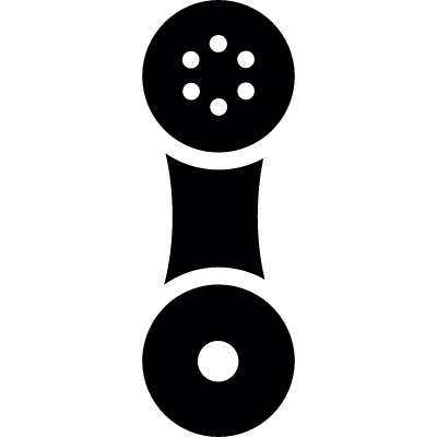 Frontal telephone vector logo