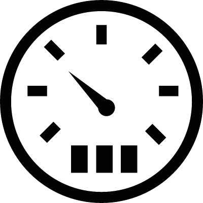 Speedometer vector logo