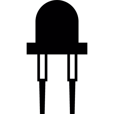 Led bulb vector logo