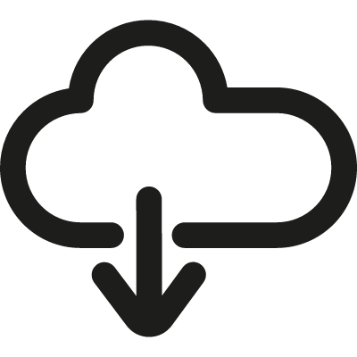 Download from Cloud vector logo
