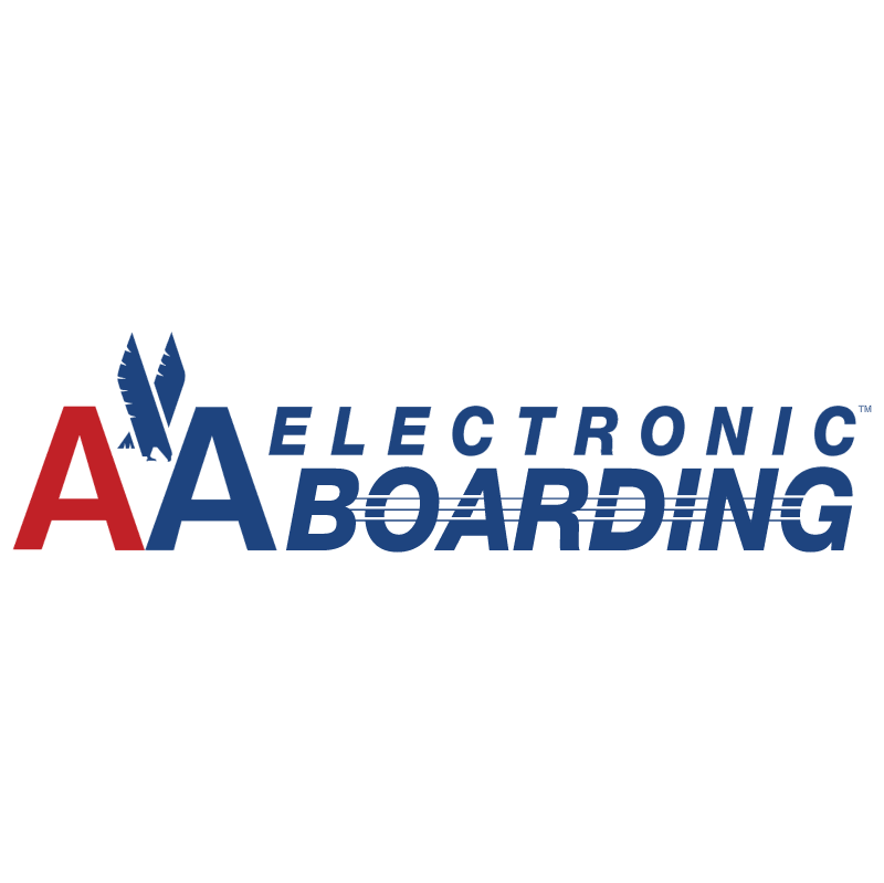AA Electronic Boarding vector