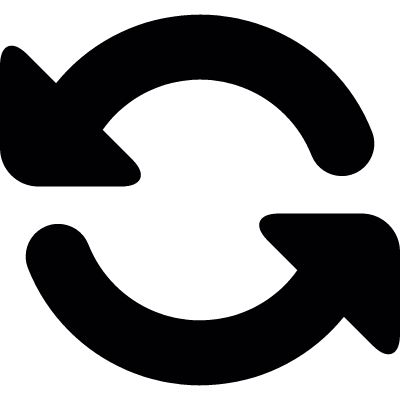 Curved Arrows vector logo